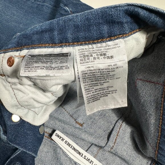 Levi's Engineered Jeans Twisted Leg Denim Size 34x30 - Picture 5 of 13